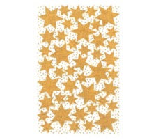 Z-DESIGN Sticker Sterne Weihnachten gold 2 Stck, 52225