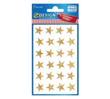 Z-DESIGN Sticker Sterne gold Weihnachten, 52419