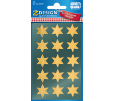 Z-DESIGN Sticker Sterne gold, 52801