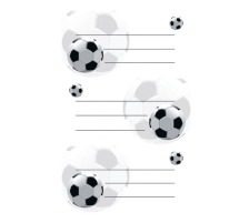 Z-DESIGN Sticker Fussball 3 Stck, 59245