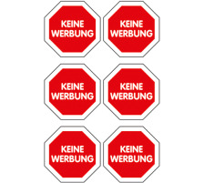 Z-DESIGN Sticker Keine Werbung Keine Werbung 2 Stck, 59505