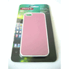 Cover  iPhone 5 rosa mit weissem Rand, Rckseite gebrstetes Aluminium