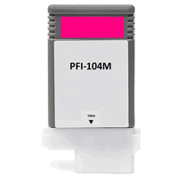 Canon PFI-104M kompatible Tintenpatrone magenta, 130 ml