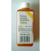 Encre de remplissage premium jaune, 250 ml.