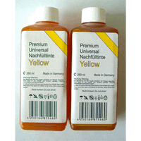 Encre de remplissage premium jaune, 500 ml.