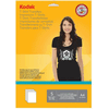 Kodak T-Shirt-Transferfolien fr dunkle Stoffe, A4, 5 Blatt