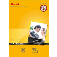 Kodak Ultra Premium Fotopapier 280 g/m2, A4, hochglnzend, 20 Blatt