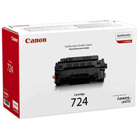 Cartouche toner original Canon 724 noire, 6000 pages