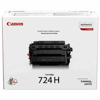 Cartouche toner original Canon 724H noire, 12500 pages