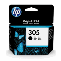 HP 3YM61AE originale Tintenpatrone Nr. 305 black, 120 Seiten