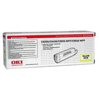 Original Oki Toner Cartridge yellow, 5000 Seiten