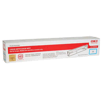 Original Oki Toner Cartridge cyan, 2500 Seiten