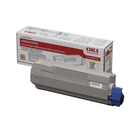 Original Oki Toner Cartridge gelb, 6000 Seiten