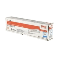 Original Oki Toner Cartridge cyan, 9500 Seiten