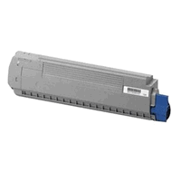 Original Oki Toner Cartridge cyan, 10000 Seiten