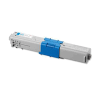 Original OKI Toner Cartridge cyan, 2000 Seiten