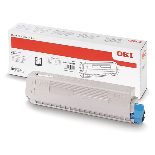 Oki 45862818 cartouche toner originale noire, 15000 pages