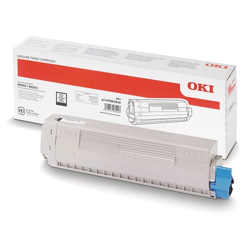 Oki 45862840 cartouche toner originale noire, 7000 pages