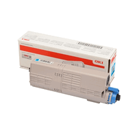 Oki 46490403 cartouche toner originale cyan, 1500 pages