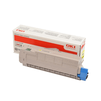 Oki 46507505 cartouche toner originale jaune, 6000 pages