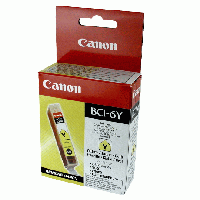 Original Canon BCI-6Y Tintenpatrone YELLOW