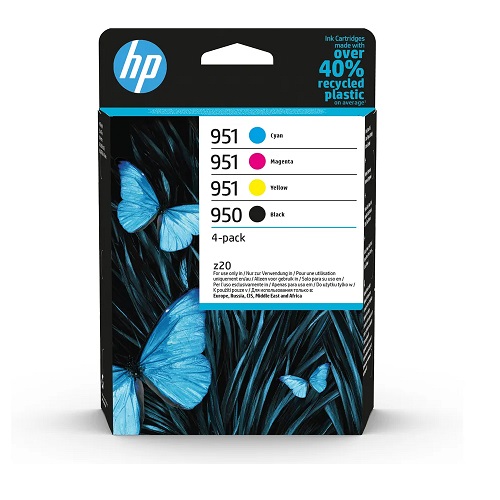 HP 6ZC65AE original Multipack Nr. 950/951 bk/c/m/y, 1000/700 Seiten