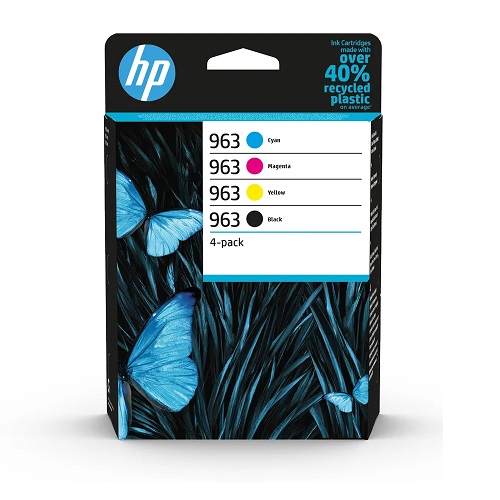 HP 6ZC70AE pack  4 original no 963, 1000/700 pages