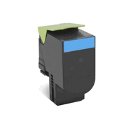 Original Lexmark Toner Cartridge cyan, 1000 Seiten