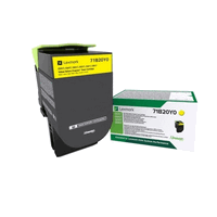 Original Lexmark Toner Cartridge 71B20Y0 yellow, 2300 Seiten