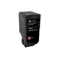 Original Lexmark Toner Cartridge 74C20M0 magenta, 3000 Seiten