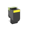 Original Lexmark Tonerkassette yellow, 1000 Seiten