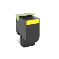 Original Lexmark Tonerkassette yellow, 1000 Seiten