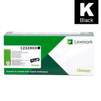 Lexmark C232HK0 originale Tonerkassette black, 3000 Seiten