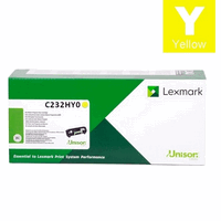 Lexmark C232HY0 originale Tonerkassette yellow, 2300 Seiten