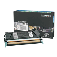 Original Lexmark Toner Cartridge Black, 4000 Seiten