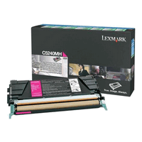 Original Lexmark Toner Cartridge magenta, 5000 Seiten