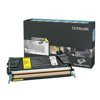 Original Lexmark Toner Cartridge yellow, 5000 Seiten