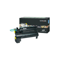 Original Lexmark Toner Cartridge yellow, 6000 Seiten