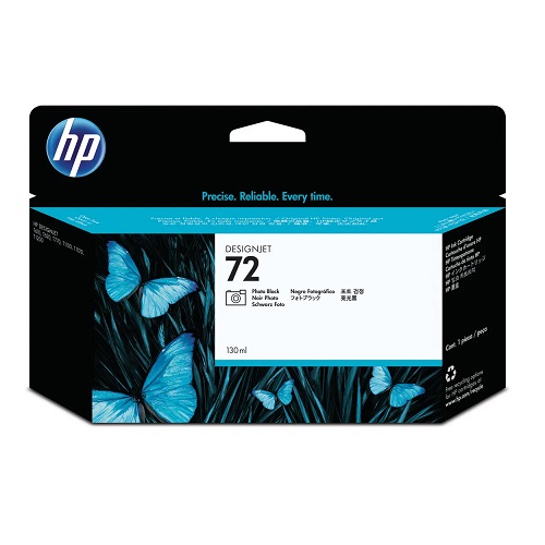 HP C9370A cartouche d`encre originale no 72 photo noire, 130 ml