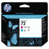 HP C9383A tte d`impression originale no 72 magenta/cyan