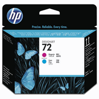 HP C9383A tte d`impression originale no 72 magenta/cyan