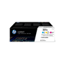 HP CF253XM original Toner Tri-Pack CMY Nr. 201X, 3x 2300 Seiten