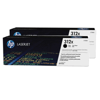 HP CF380XD originales Tonerdoppelpack Nr.312X black, 2x4400 Seiten