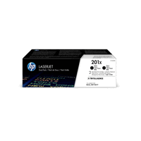 HP CF400XD originales Tonerdoppelpack black, 2x2800 Seiten