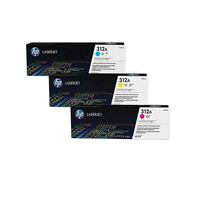 HP CF440AM original Toner Tri-Pack CMY Nr. 312A, 3x 2700 Seiten