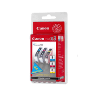 Original Canon CLI-8CMY Tintenpatronenset cyan, magenta, yellow, je 13 ml.