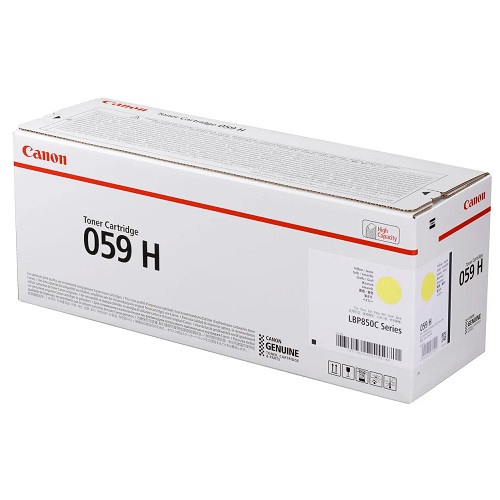 Canon 3624C001 originale Tonerkassette CRG059H yellow, 13500 Seiten