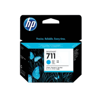 Pack  trois original HP Nr. 711 cyan, 3x29ml