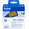 Original Brother PTouch DK-44605 Endlos-Etiketten 62mmx30.48m, gelb, Rolle