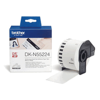 Original Brother PTouch DK-N55224 Endlos-Etiketten 54mmx30.48m, weiss